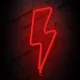 Forever Light LED Neon Lightning, Red, USB/Battery
