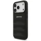 Mercedes AMG Leather Debossed Lines Case for iPhone 18 Pro / 17 Pro, Black