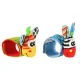 Soft Wrist Rattle Toys for Babies, 2 Pcs, Blue and Green