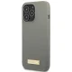 Guess Silicone Logo Plate MagSafe Case for iPhone 13 / 13 Pro, Grey