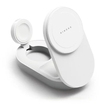 Ringke 25W 3-in-1 MagSafe Wireless Charger, White