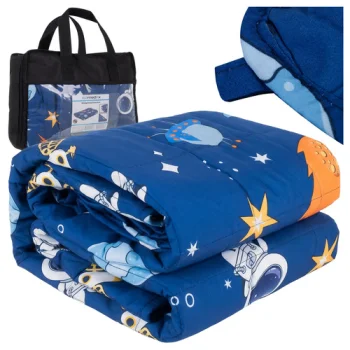 Isomedix Weighted Blanket for Children 4 kg, 100x150 cm Sensory Blanket 26897, Blue