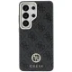 Guess 4G Rhinestone Round Logo MagSafe Case for Samsung Galaxy S26 Ultra - Black