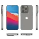Skaidrus telefono dėklas iPhone 14 Pro Ultra Clear 0.5 mm, TPU