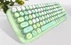 MOFII Candy BT Bluetooth/USB Wireless Mechanical Keyboard With Backlight, green