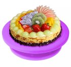 Cake Making Turntable Rotating Decorating Platform Stand Display 28cm, Violet