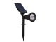 Solar Garden Spotlight with 4 LEDs, 3 Modes and Dusk to Dawn Sensor, Warm White