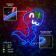 Неоновый светильник Динозавр Jurassic Baby Dino FLNJ01, синий