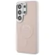 Karl Lagerfeld Embossed Ring RSG Logo MagSafe Case for Galaxy S26 Ultra, Pink