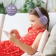 PowerLocus P2 Kids Wireless Headphones, Purple/White
