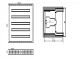 Flush Mount Distribution Enclosure TIBOX 585x900x115mm, 5x24P, IP54