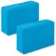 Neo-Sport Foam Yoga Blocks Set of 2 NS-962, Blue