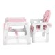 Детский стульчик для кормления 5-в-1 Ricokids 7091 Sinco, розовый