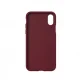 Adidas OR Molded PU Suede Case for iPhone X / XS Burgundy