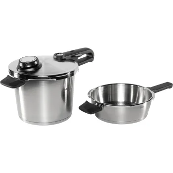 Fissler Vitavit Premium Duo Set Pressure Cooker 6 L and 2.5 L