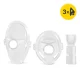 4Fizjo YS35 LITE Replacement Mask Set for Nebulizer, 3 pcs