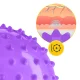 4Fizjo 1870 Sensory Rehabilitation Ball with Spikes, 20 cm, Purple