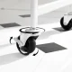 3-Tier Rolling Utility Cart with Wheels, White