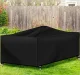 Garden Furniture Cover 242x160x100 cm, Black