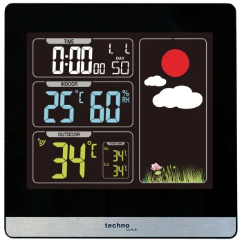 Technoline WS 6448 Weather Station Black/Silver