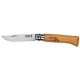 Opinel No. 08 Carbon Pocket Knife with Sheath in Wooden Box