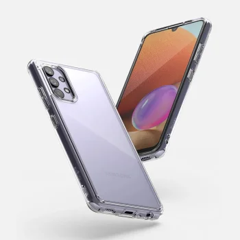 Samsung Galaxy A32 4G (SM-A325F/DS) Ringke Fusion Matte Cover TPU Case, Transparent