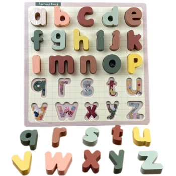 Bakalu Wooden Educational Alphabet Puzzle KZ0989