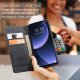 Xiaomi 13T / 13T Pro CASEME Wallet Magnetic Leather Case Cover, Black