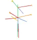Kruzzel 00022408 Straw Constructor Set, 408 Pieces
