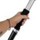 Iso Trade Xtrobb 24822 Telescopic Ice Scraper with Snow Brush, Black/Red