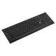 Wireless Keyboard and Mouse Combo NanoRS RS580, 2.4 GHz, 1200 DPI, Black
