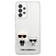 Samsung Galaxy A53 5G (SM-A536) Karl Lagerfeld Karl & Choupette Case Cover (KLHCA53CKTR), Transparent