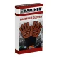 Kaminer Heat-Resistant Grill and Oven Gloves, Black/Orange