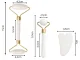 Jade Face Massager Set 3-in-1 Roller and Gua Sha Stone, White