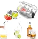 Ice Ball Maker Mold for 4 Spheres, Transparent