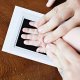 Набор для отпечатков ручки и ножки ребенка DA82, черный