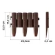 Plonos Garden Edging, 2.2 m, Brown