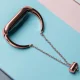 Metal Bracelet for Xiaomi Mi Band 3 / 4 / 5 / 6 - Rose Gold