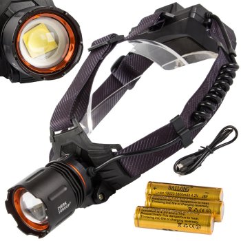 Bailong LED Headlamp CREE XHP160, Power Bank, Model 8079-3