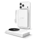 Tech-Protect PB40 LifeMag MagSafe Power Bank 10000mAh 25W Qi2.2, White/Silver