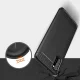 Xiaomi Poco M3 Carbon Fiber Pattern Brushed TPU Case Cover, Black
