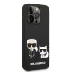 Karl Lagerfeld Karl & Choupette MagSafe Case for iPhone 14 Pro, Black