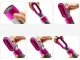 Hot air brush 3 in 1 with 3 styling heads, 1000W, grey pink