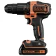Black & Decker BDCHD18KB-QW 18V Cordless Combi Drill with 2x 1.5Ah Batteries & Case