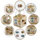 Nukido Wooden Sensory Cube NK-861