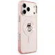 Karl Lagerfeld IML Choupette Sketch Logo MagSafe Case for iPhone 17 Pro Max, Pink