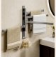 Towel Holder with Movable Arms, Gray