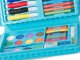 Art set for kids, 42 pieces, drawing and painting supplies