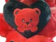 Plush Teddy Bear with I Love You Heart Soft Toy 30cm, Red