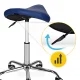 4FIZJO ERGO Swivel Saddle Stool for Massage, Blue